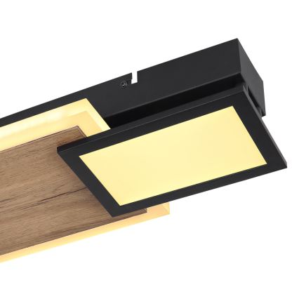 Globo 67279-30 - Plafoniera LED CAROLINE LED/30W/230V 25x71,5 cm beige/nero