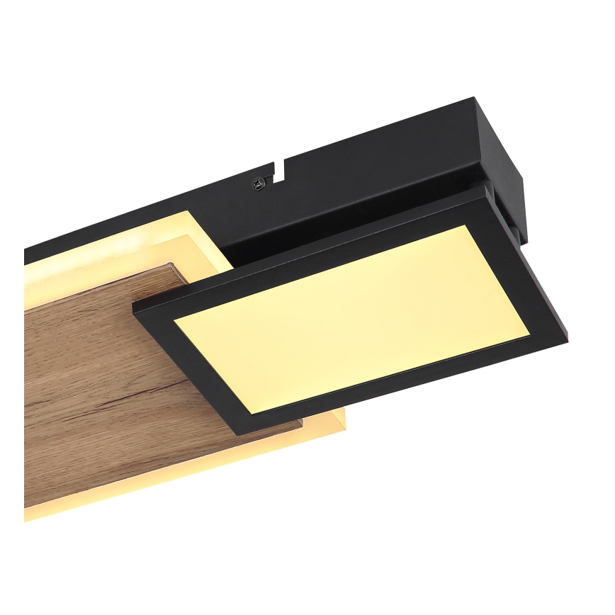 Globo 67279-30 - Plafoniera LED CAROLINE LED/30W/230V 25x71,5 cm beige/nero