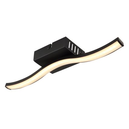 Globo - Lampadario a plafone LED LED/6W/230V 3000K nero