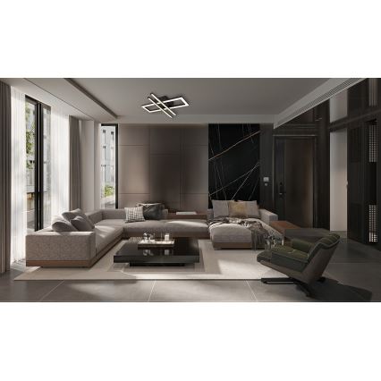 Globo - Plafoniera LED LED/24W/230V 4000K nero