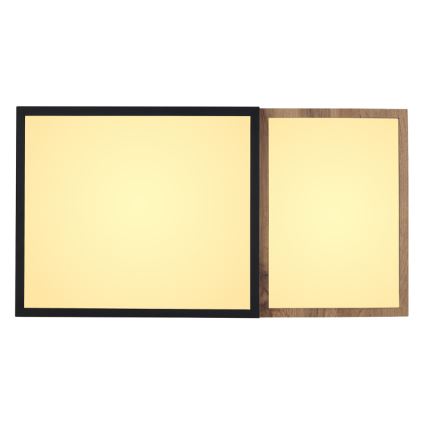 Globo 67286-30 - Plafoniera LED GUNDI LED/30W/230V 35x65 cm marrone/nero