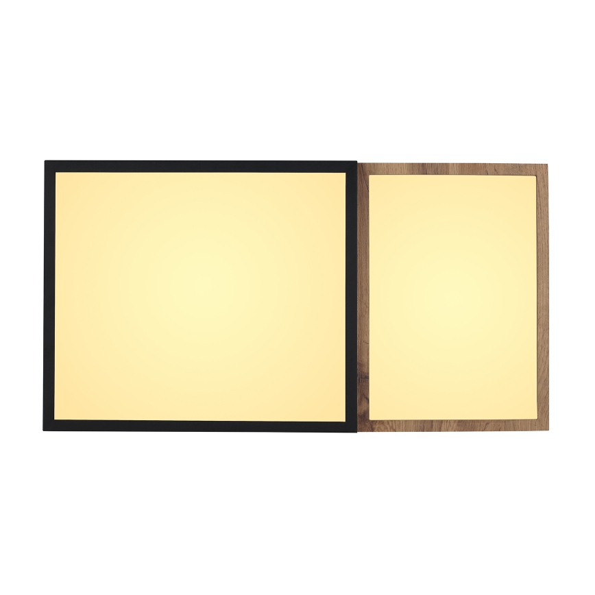 Globo 67286-30 - Plafoniera LED GUNDI LED/30W/230V 35x65 cm marrone/nero