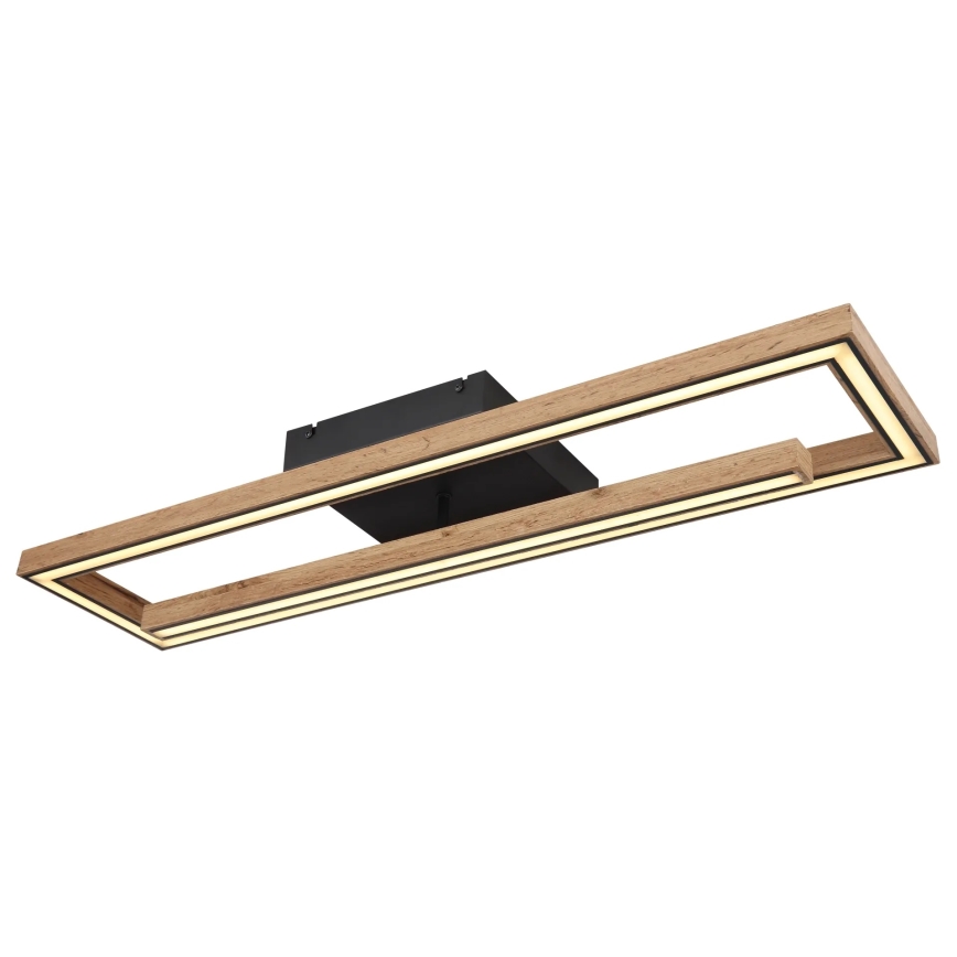 Globo 67287D1 - Plafoniera LED MANDERA LED/36W/230V 20x80 cm marrone