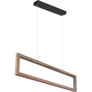Globo 67287H - Lampada a sospensione con cavo MANDERA LED/24W/230V, marrone