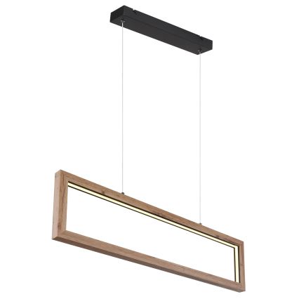 Globo 67287H - Lampada a sospensione con cavo MANDERA LED/24W/230V, marrone
