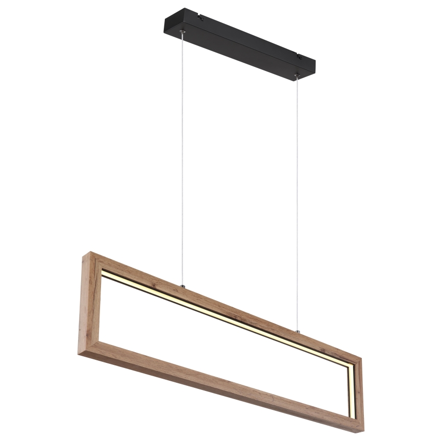 Globo 67287H - Lampada a sospensione con cavo MANDERA LED/24W/230V, marrone