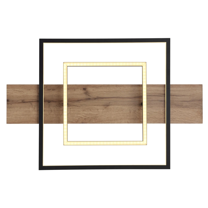 Globo 67289D - Plafoniera LED dimmerabile VANNI LED/24W/230V 40x60 cm marrone/nero