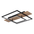 Globo 67289D - Plafoniera LED dimmerabile VANNI LED/24W/230V 40x60 cm marrone/nero