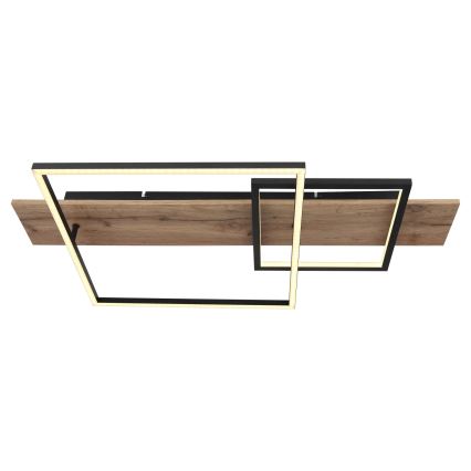 Globo 67289D1 - Plafoniera LED VANNI LED/24W/230V 40x75 cm marrone/nero