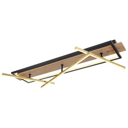 Globo 67296D2 - Plafoniera LED BEATRIX LED/48W/230V 60,5x100 cm marrone