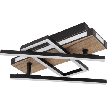 Globo 67299D2 - Plafoniera LED COLLI LED/30W/230V 46x68 cm marrone/nero