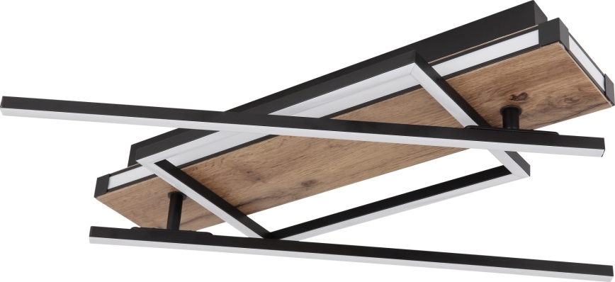 Globo 67299D3 - Plafoniera da soffitto a LED COLLI LED/40W/230V 88x120 cm beige/nero