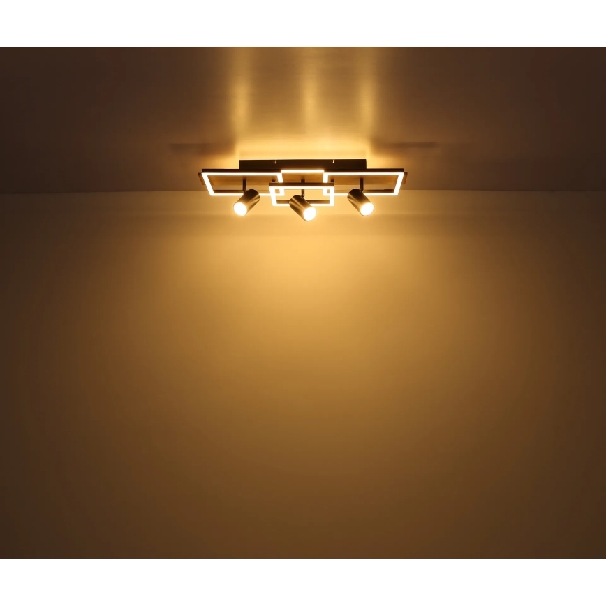 Globo - Plafoniera LED/48W/230V + 3xGU10/5W 3000K 27x72 cm