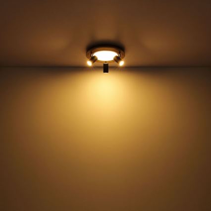Globo - Faretto LED 3xGU10/5W/230V + LED/15W/230V