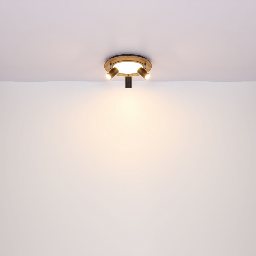Globo - Faretto LED 3xGU10/5W/230V + LED/15W/230V