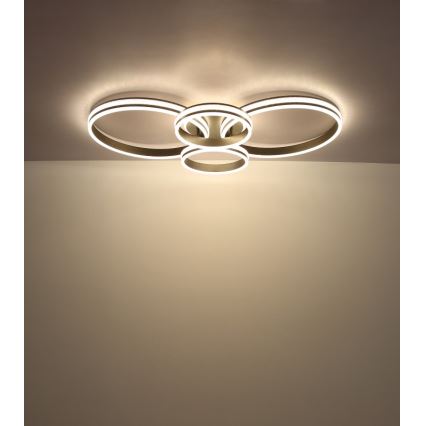 Globo - Plafoniera LED LED/39W/230V 2700/4500/6500K 106x60 cm antracite