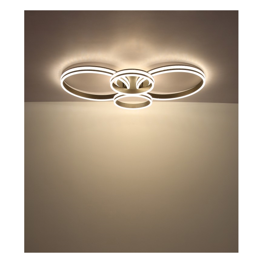 Globo - Plafoniera LED LED/39W/230V 2700/4500/6500K 106x60 cm antracite