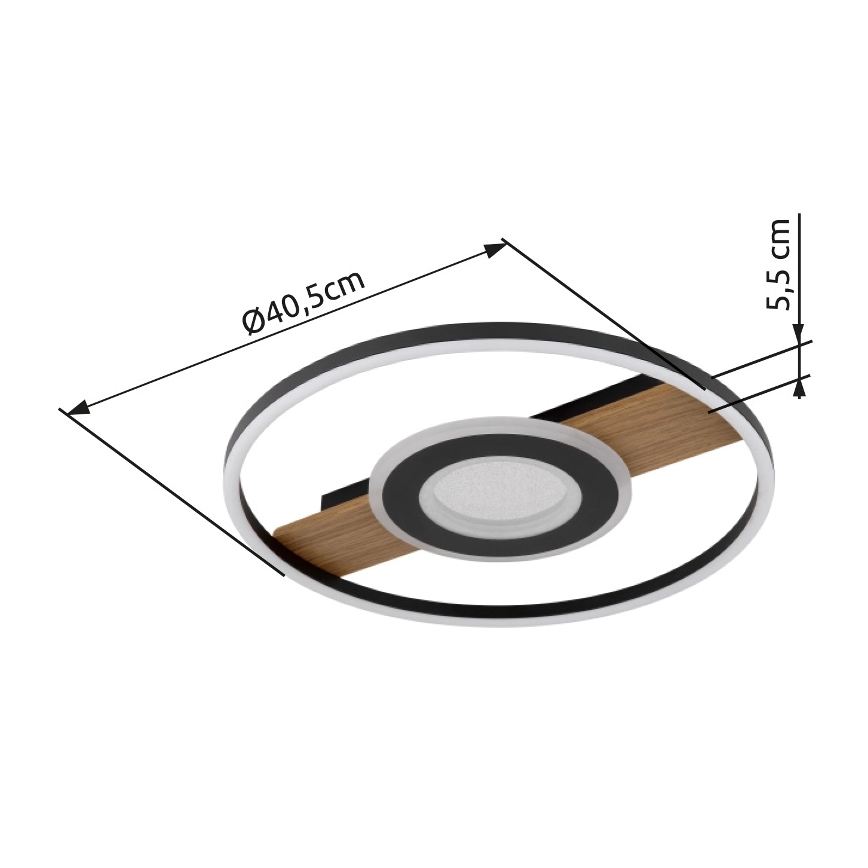 Globo - Plafoniera LED LED/24W/230V