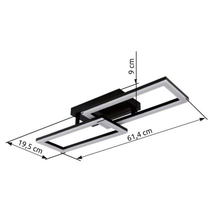 Globo - Plafoniera LED LED/20W/230V