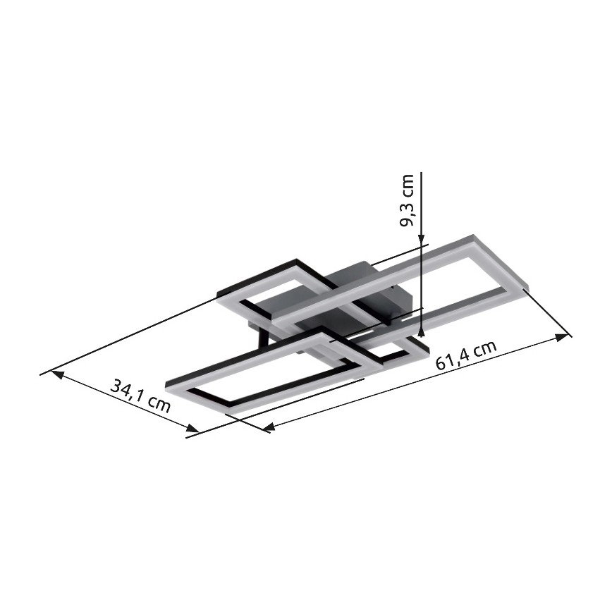 Globo - Plafoniera LED LED/24W/230V