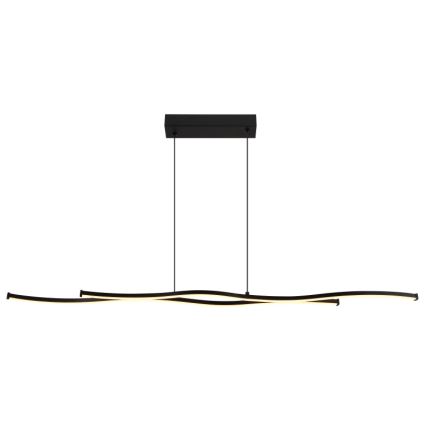 Globo - Lampadario LED a sospensione con filo LED/30W/230V 3000K nero