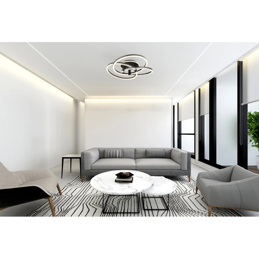 Globo - Plafoniera dimmerabile a LED/75W/230V 2700-6000K Ø 78 cm + telecomando