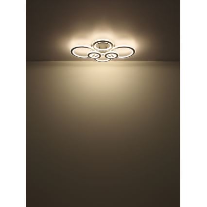 Globo - Plafoniera LED dimmerabile LED/60W/230V 2700-6000K 56x78 cm antracite + telecomando