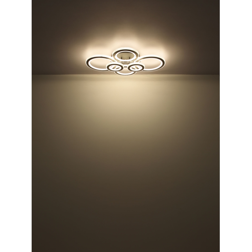 Globo - Plafoniera LED dimmerabile LED/60W/230V 2700-6000K 56x78 cm antracite + telecomando