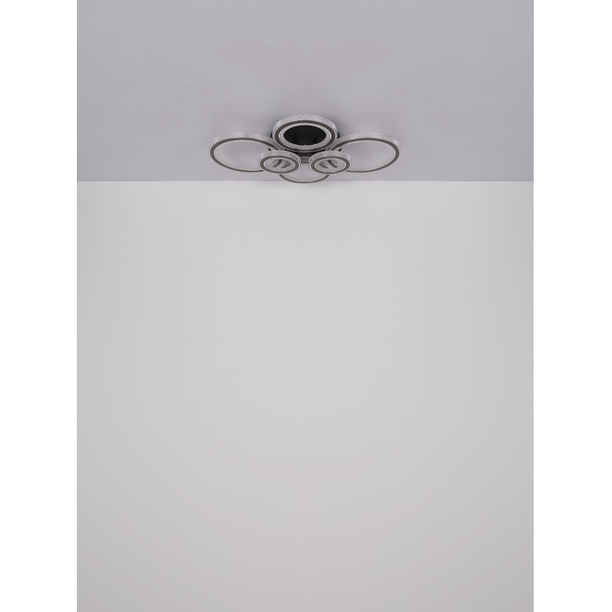 Globo - Plafoniera LED dimmerabile LED/60W/230V 2700-6000K 56x78 cm antracite + telecomando