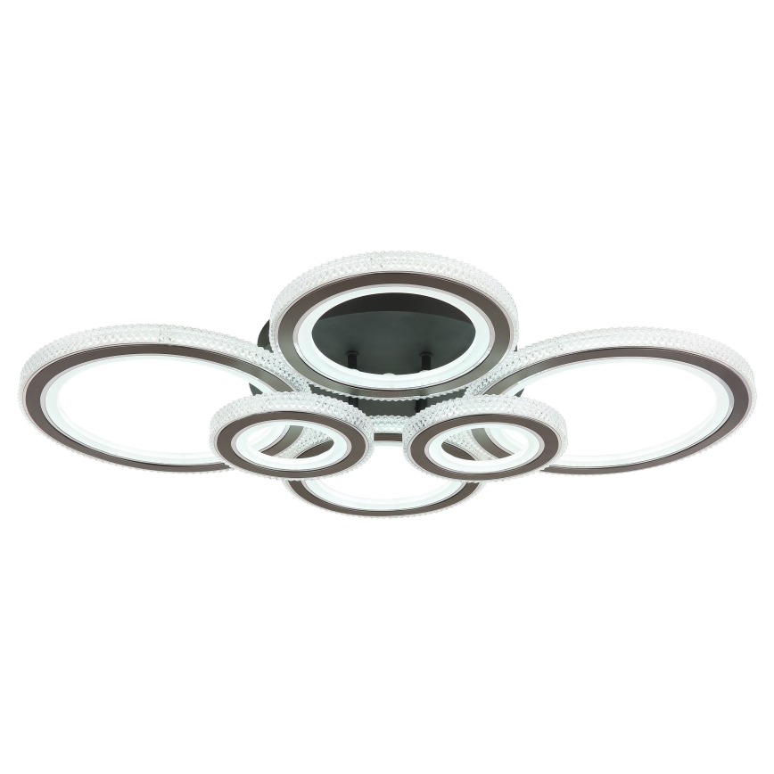 Globo - Plafoniera LED dimmerabile LED/60W/230V 2700-6000K 56x78 cm antracite + telecomando