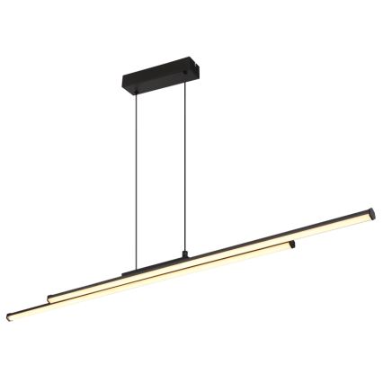 Globo - Lampadario LED a sospensione con filo LED/24W/230V 3000K nero