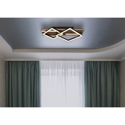 Globo - Plafoniera LED ED/18W/230V + LED/7W 3000K 31x47,5 cm