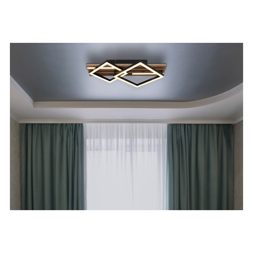 Globo - Plafoniera LED ED/18W/230V + LED/7W 3000K 31x47,5 cm