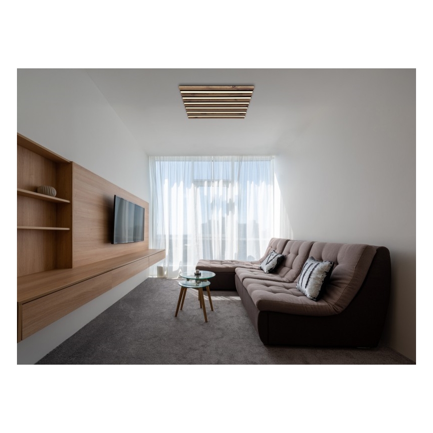 Globo - Plafoniera LED LED/30W/230V 3000K 45x45 cm legno