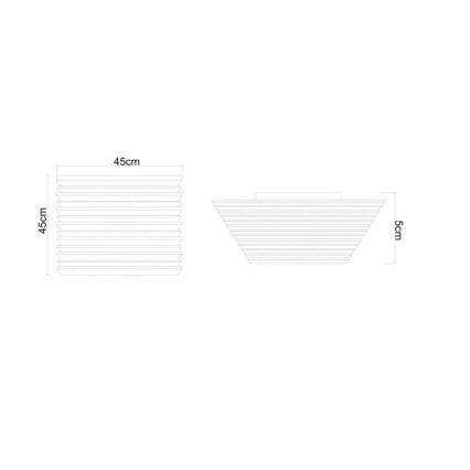 Globo - Plafoniera LED LED/30W/230V 3000K 45x45 cm legno