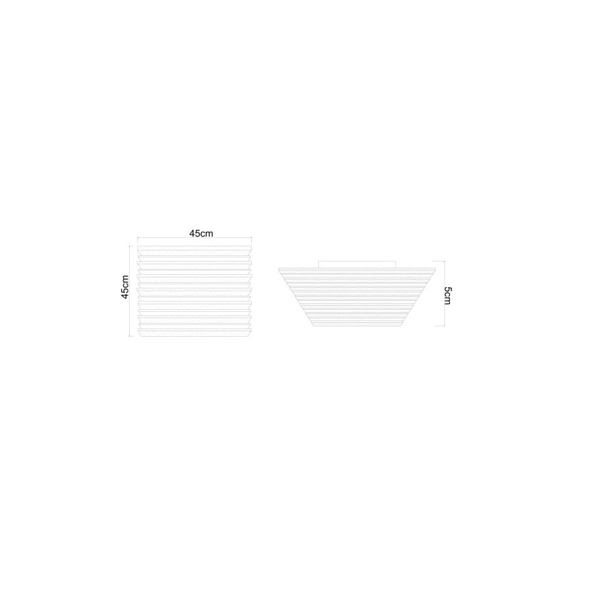 Globo - Plafoniera LED LED/30W/230V 3000K 45x45 cm legno