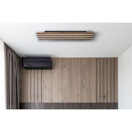 Globo - Plafoniera LED LED/30W/230V 3000K 80x20 cm legno