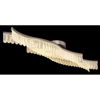 Globo - Plafoniera LED LED/35W/230V 3200K 18x108 cm cromo opaco