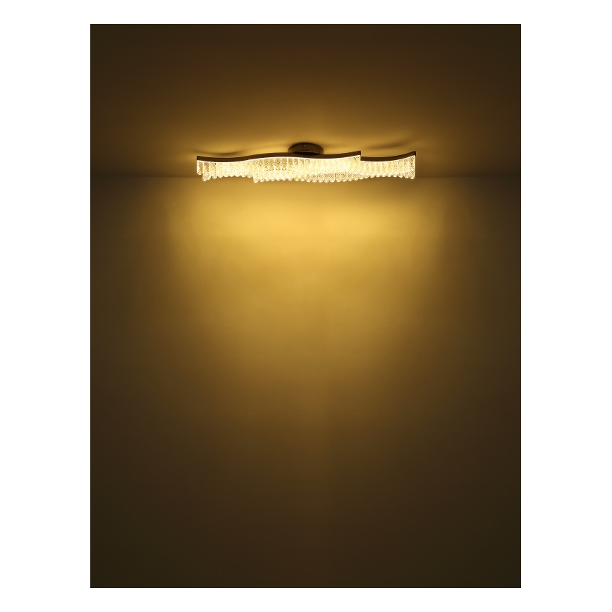 Globo - Plafoniera LED LED/35W/230V 3200K 18x108 cm cromo opaco