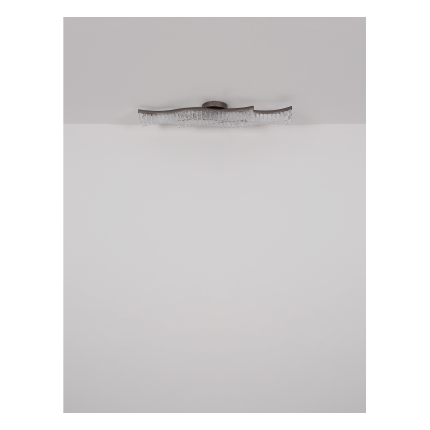 Globo - Plafoniera LED LED/35W/230V 3200K 18x108 cm cromo opaco