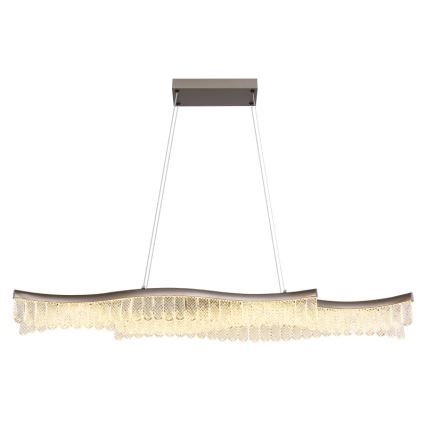 Globo - Lampadario LED a sospensione con filo LED/35W/230V 3200K cromo opaco