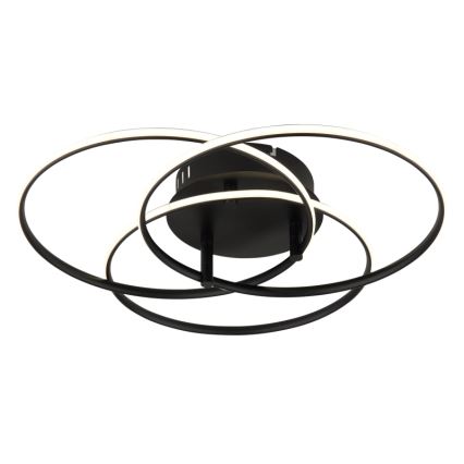 Globo - Plafoniera LED LED/40W/230V 4000K diametro 45,6 cm nero
