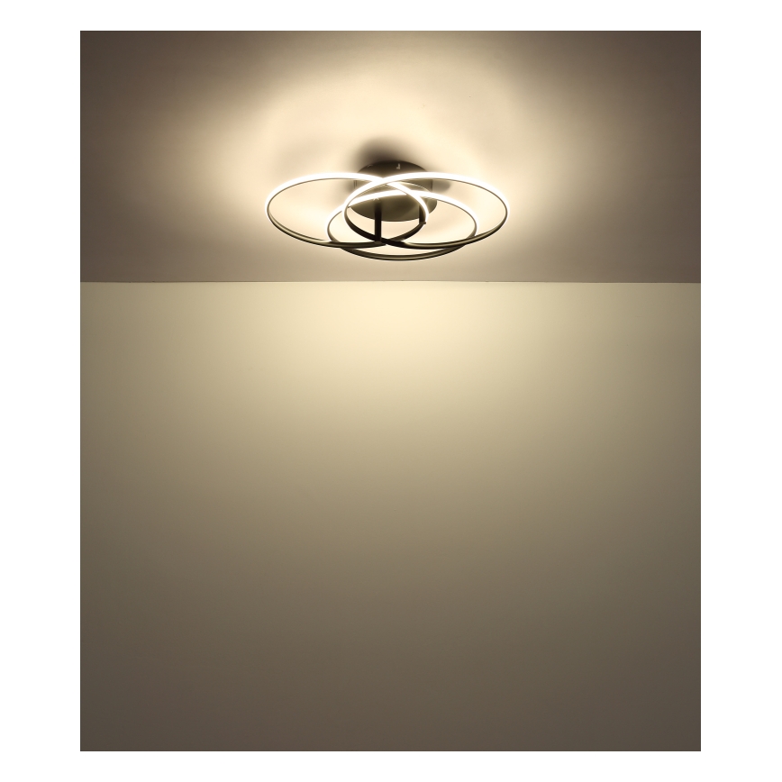 Globo - Plafoniera LED LED/40W/230V 4000K diametro 45,6 cm nero