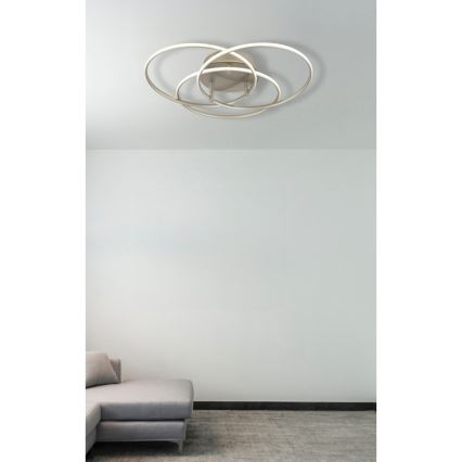 Globo - Plafoniera LED LED/40W/230V 4000K diametro 45,6 cm cromo opaco