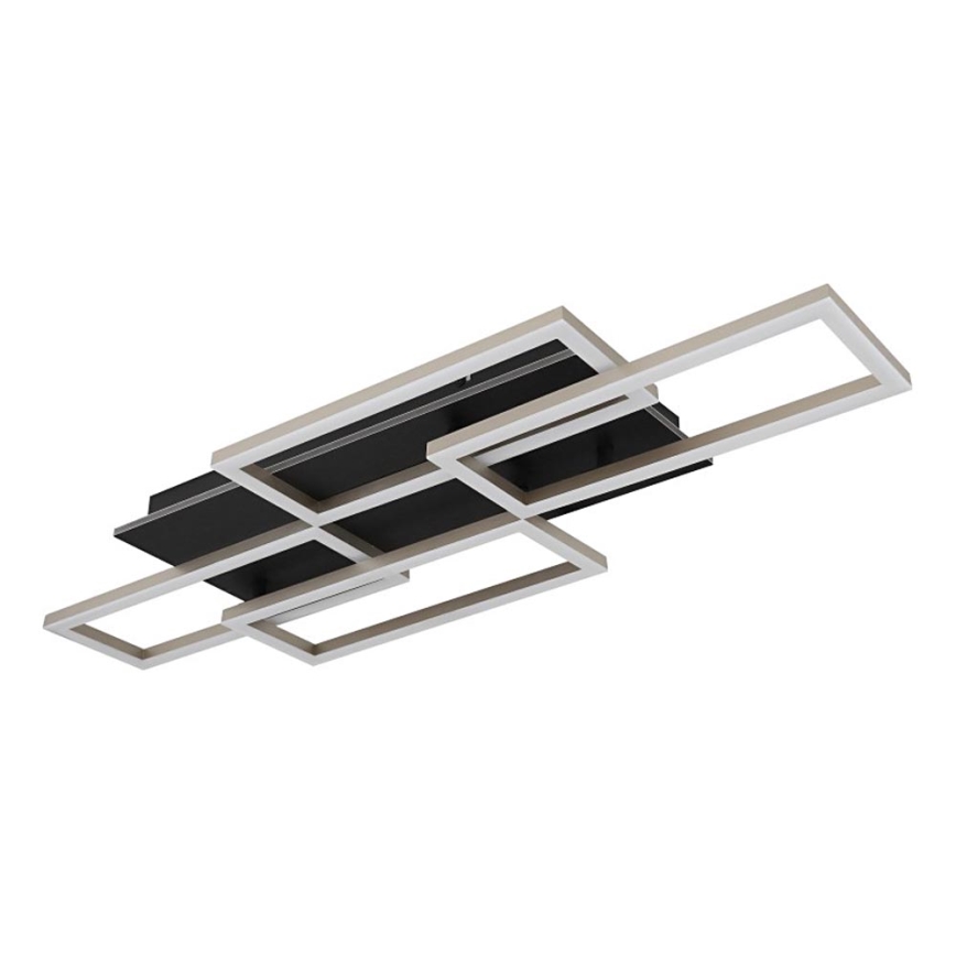 Globo 67359-40A - JEFFRY Lampada da soffitto dimmerabile a LED 40W/230V 32,5x87,5 cm nero + telecomando