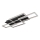 Globo 67359-40A - JEFFRY Lampada da soffitto dimmerabile a LED 40W/230V 32,5x87,5 cm nero + telecomando