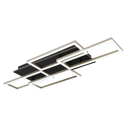 Globo 67359-40A - JEFFRY Lampada da soffitto dimmerabile a LED 40W/230V 32,5x87,5 cm nero + telecomando