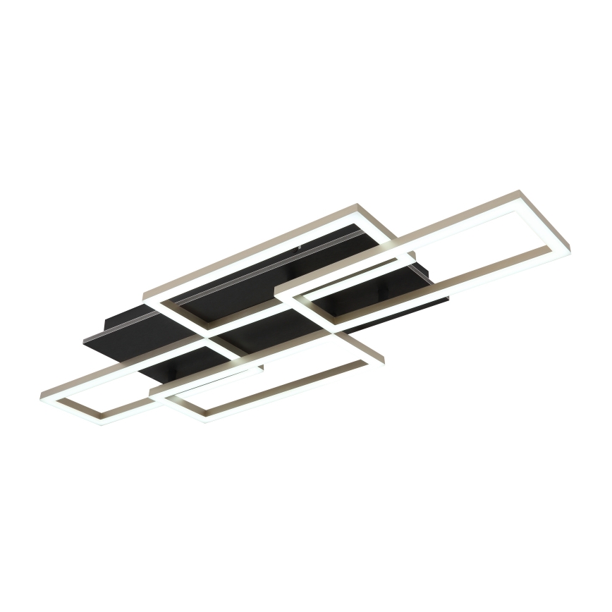 Globo 67359-40A - JEFFRY Lampada da soffitto dimmerabile a LED 40W/230V 32,5x87,5 cm nero + telecomando