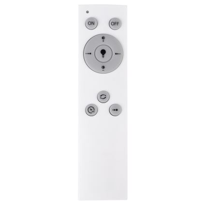 Globo 67359-40A - JEFFRY Lampada da soffitto dimmerabile a LED 40W/230V 32,5x87,5 cm nero + telecomando