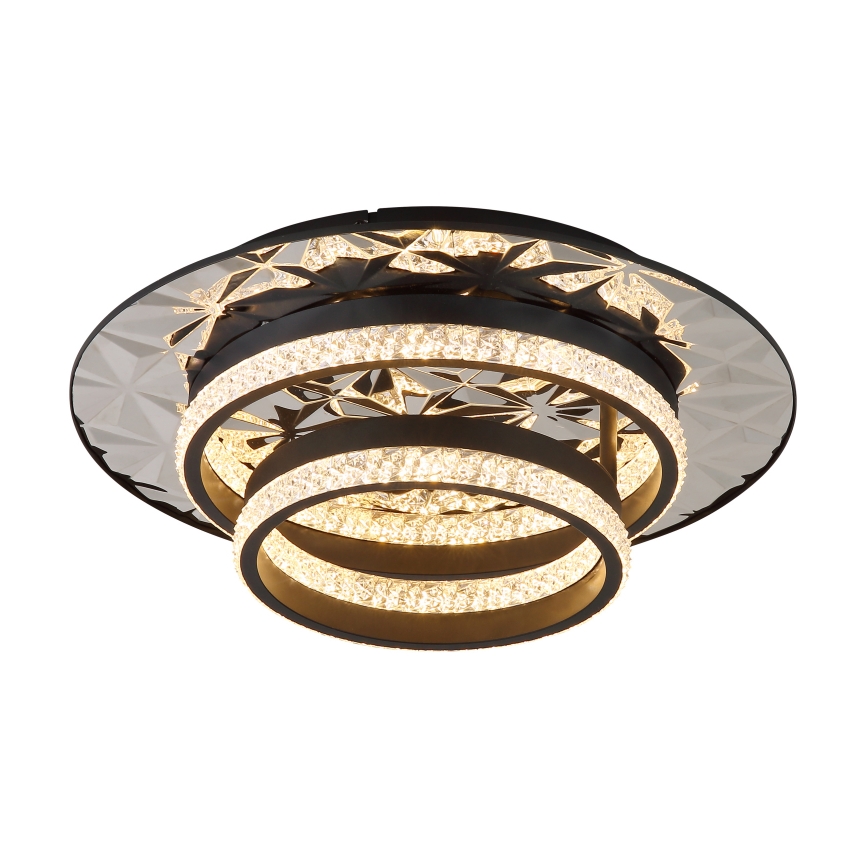 Globo - Plafoniera LED LED/24W/230V 3000K 40x50,5 cm nero/cromo lucido
